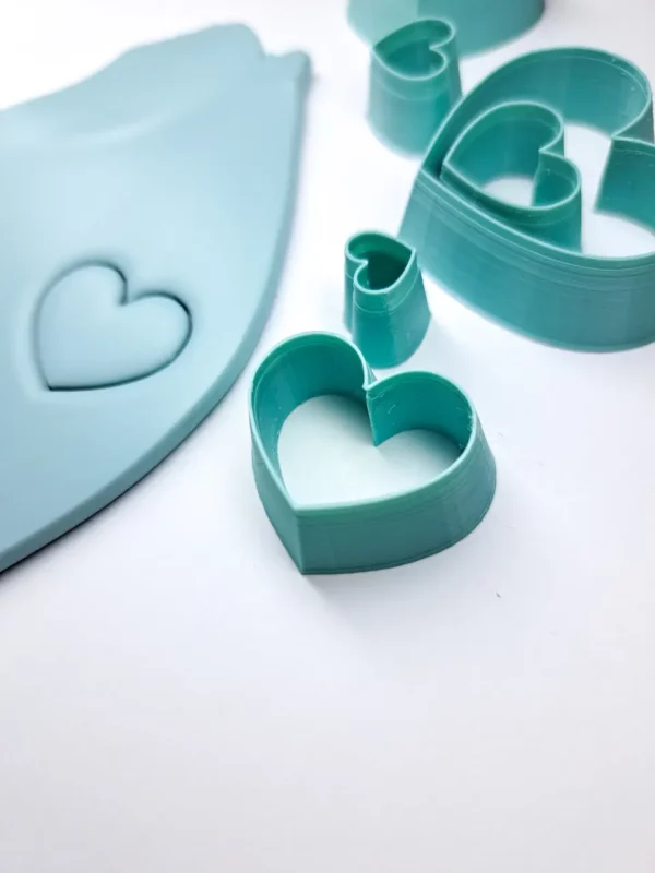 Foremka do gliny lub modeliny - serce 1