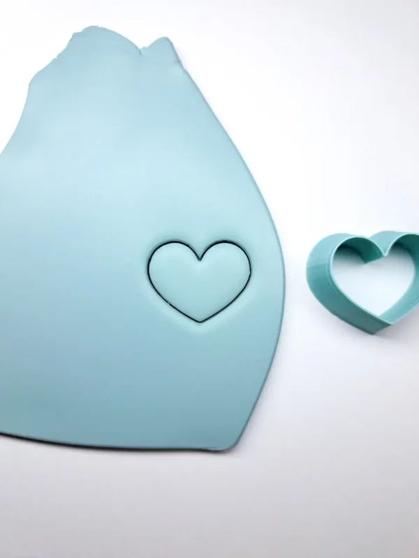 Foremka do gliny lub modeliny - serce 1