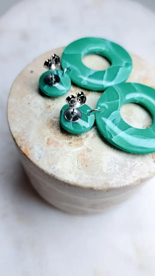 PSX_20240928_203201 Turkusowe okrągłe kolczyki sztyfty