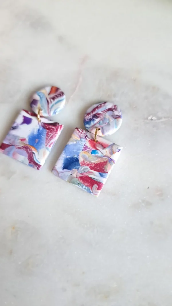 IMG_20251122_135211 Kolorowe geometryczne kolczyki sztyfty