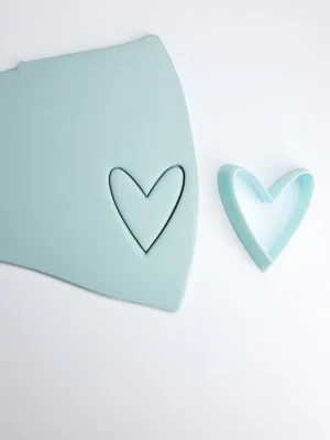 Foremka do gliny lub modeliny - serce 2