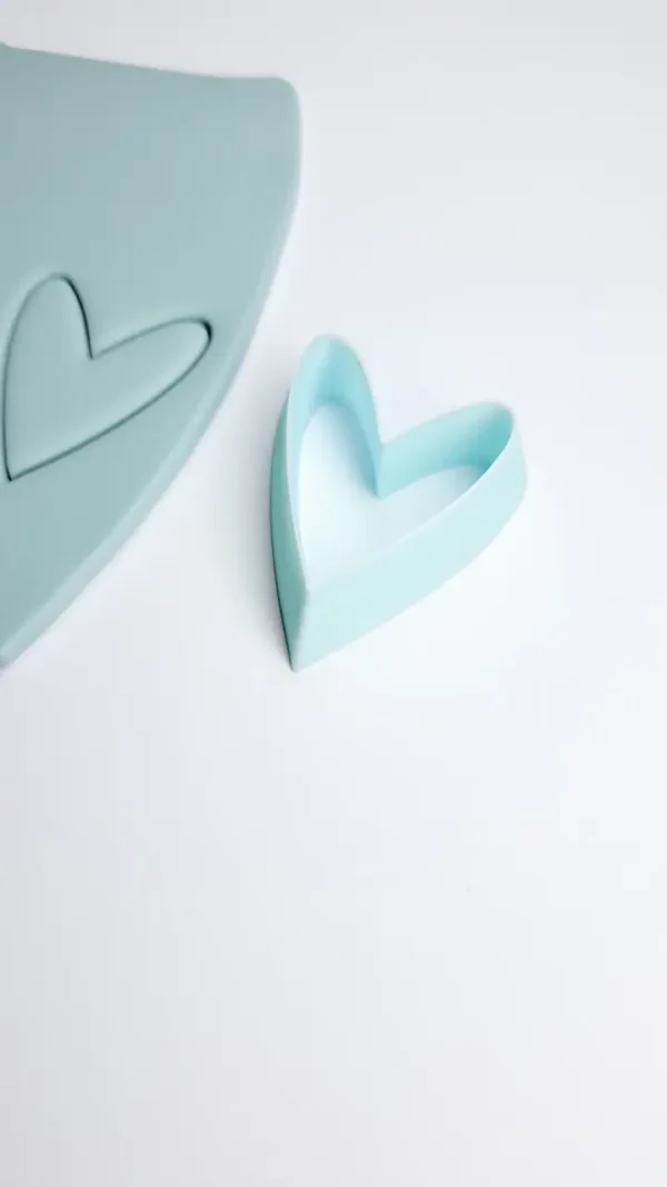 Foremka do gliny lub modeliny - serce 2