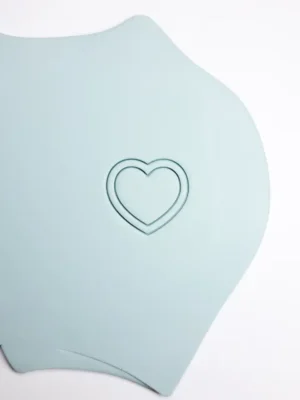 Foremka do gliny lub modeliny - serce ramka 1