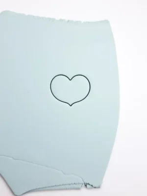 Foremka do gliny lub modeliny - serce 6