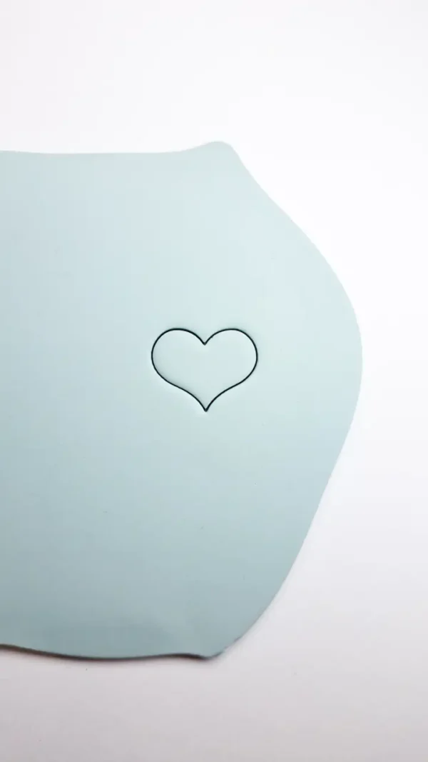 Foremka do gliny lub modeliny - serce 5