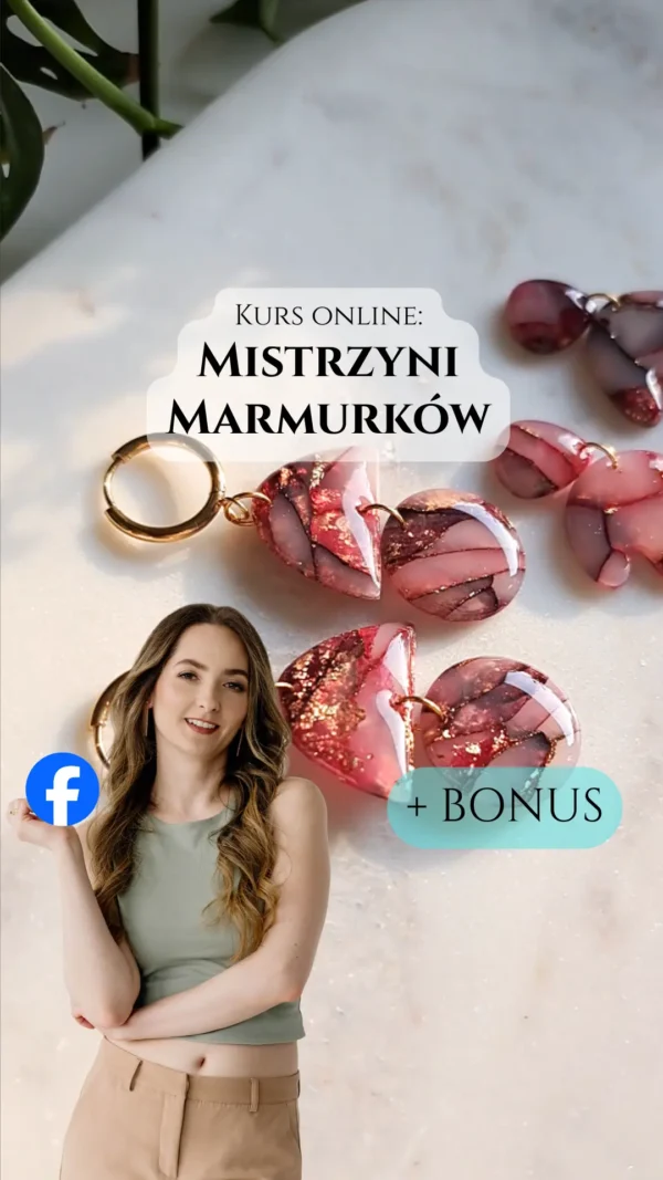 Kurs online: Mistrzyni Marmurków: przezroczysta modelina od A do Z